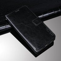 Deluxe Flip Phone Cover/Wallet with Card Slots - For UMIDIGI BISON GT - Black - acc Noco