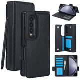 Samsung Galaxy Z Fold 3 Foldable Wallet Cover Pen Holder Card Slots RFID Blocking - Black - NOCO