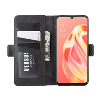 Oppo A91 / F15 / Reno 3 Deluxe Flip Cover Case Credit Card Slots Magnetic Closing - Noco