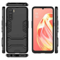 Shockproof Rugged Protective Case with Stand for Oppo A91 / Oppo F15 - acc Noco