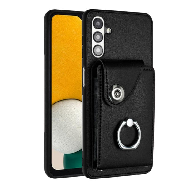 Samsung Galaxy A13 5G / A04S Rear 8 Card Wallet Cover with Ring/Stand - Black Noco