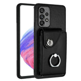 Samsung Galaxy A23 Rear 8 Card Wallet Cover with Ring/Stand - Black Noco