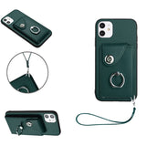 Apple iPhone 12 Rear Cover with 8 Card Wallet and Ring/Stand - Noco
