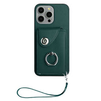 Apple iPhone 15 Pro Max 8 Card Rear Wallet Cover with Ring/Stand - Green - Cover Noco