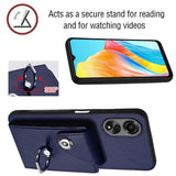 Oppo A38 / A18 Rear Wallet Cover with 8 Card Wallet and Ring/Stand - Noco