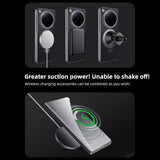 Oppo Find N6 Genuine Leather Shell | SULADA MagSafe Magnetic Holder Protective Cover with Stand - Sulada
