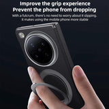 Oppo Find N6 Genuine Leather Shell | SULADA MagSafe Magnetic Holder Protective Cover with Stand - Sulada