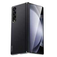 Samsung Galaxy Z Fold 4 Sulada Kevlar Series Premium Rear Cover - Black - Sulada