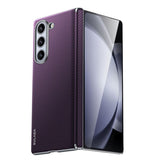 Samsung Galaxy Z Fold 5 Sulada Kevlar Series Premium Rear Cover - Purple - Dux Ducis