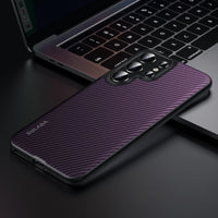 Samsung Galaxy S25 Ultra SULADA Kevlar Series Shockproof Case with Built-in Magnetic Ring - Purple - Sulada