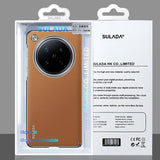 Oppo Find N6 Matte Frameless Cover | SULADA Hard Polycarbonate Shock-Absorbing Shell - Black - Sulada