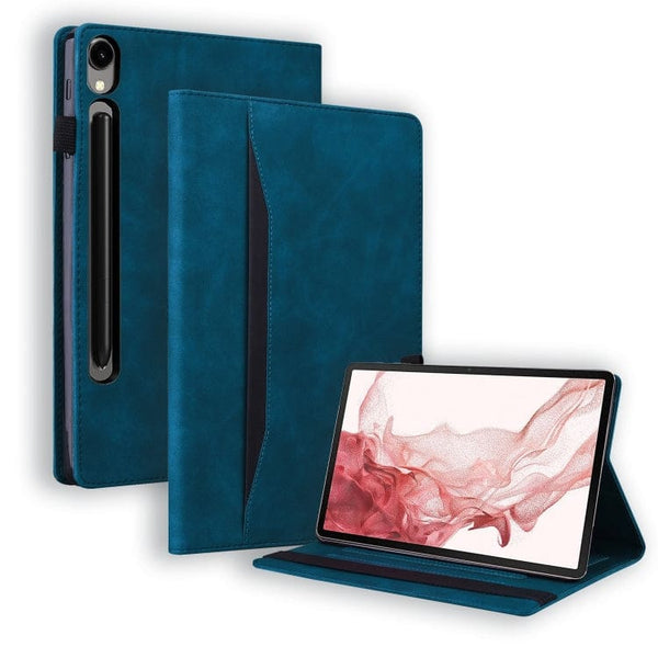Samsung Galaxy Tab S7 / S8 S9 Splice Flip Cover with Card Slots - Blue Noco