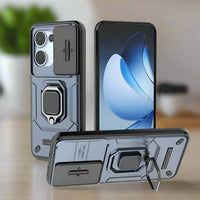 Oppo Reno13 5G Sliding Camera Cover with Metal Ring/Stand - Blue - Noco