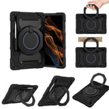 Samsung Galaxy Tab S7 / S8 / S9 Armor HD Shockproof Rugged Cover with Stand - Black - Noco