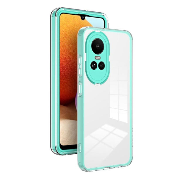 Oppo Reno 10 5G / Reno 10 Pro 5G Candy TPU Transparent Back Phone Cover - Green - Cover Noco