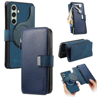 Samsung Galaxy A17 CaseNeo MW-04 2-in-1 Detachable Flip Zip Wallet Cover – RFID Blocking - Blue - Noco