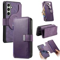Samsung Galaxy A17 CaseNeo MW-04 2-in-1 Detachable Flip Zip Wallet Cover – RFID Blocking - Purple - Noco