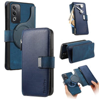 Oppo A80 / A3 Pro CaseNeo MW 04 2 in 1 Detachable Flip Zip Cover Wallet Blue Noco