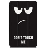 Samsung Galaxy Tab A11 / Tab A9 Acrylic Patterned Tri-Fold Flip Cover and Tablet Stand - Eyes Dont Touch - Noco