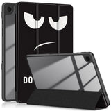 Samsung Galaxy Tab A9+ Acrylic Patterned Tri Fold Flip Cover and Tablet Stand Eyes Dont Touch Noco