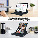 Samsung Galaxy Tab S9 FE Rotating Cover with Detachable Bluetooth Keyboard - Noco