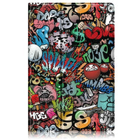 Samsung Galaxy Tab S9 + Patterned Rotating Flip Cover and Stand - Graffiti - Noco