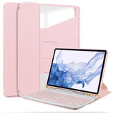 Samsung Galaxy Tab S9 Rotating Cover with Detachable Bluetooth Keyboard - Pink Noco
