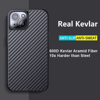 Apple iPhone 13 Kevlar Carbon Maximum Protection Rear Cover - Cover Noco