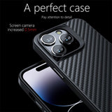 Apple iPhone 14 Pro Kevlar Carbon Maximum Protection Rear Cover - Cover Noco