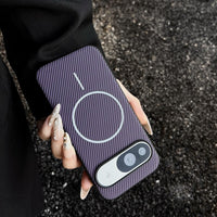 Google Pixel 10 / 10 Pro Mag Ring Carbon Fiber Pattern Cover - Black - Noco