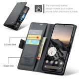 Google Pixel 9 / 9 Pro CaseMe 023 Wallet Flip Cover with Magnetic Closing Card Slots - CaseMe