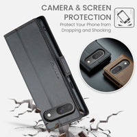 Google Pixel 9 / 9 Pro CaseMe 023 Wallet Flip Cover with Magnetic Closing Card Slots - CaseMe