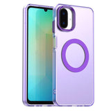 Samsung Galaxy A07 Mag Ring Candy Transparent Case – Magnetic Attachment Compatible - Purple - Noco