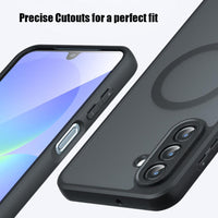 Samsung Galaxy A17 MagSafe Frosted TPU Cover – Wireless Charging Compatible - Frosted Smoke - Noco