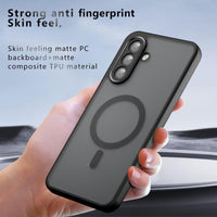 Samsung Galaxy A17 MagSafe Frosted TPU Cover – Wireless Charging Compatible - Frosted Smoke - Noco