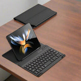 Universal Fold GKK Bluetooth Keyboard Cover Suits any Fold Style Phones - Black - GKK