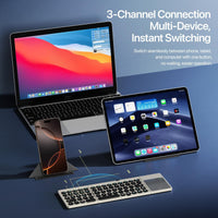 DUX DUCIS OK Flip Series Tri-fold Wireless Keyboard with Touchpad and Stand - GKK