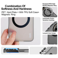 Samsung Galaxy A07 IMAK MagSafe Smokey Transparent Case – Wireless Charging Compatible - Transparent Smoke - Noco