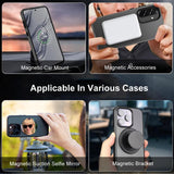 Samsung Galaxy A07 IMAK MagSafe Smokey Transparent Case – Wireless Charging Compatible - Transparent Smoke - Noco