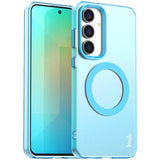 Samsung Galaxy S25 FE IMAK Mag Ring Transparent Case – Magnetic Attachment Compatible - Blue - Noco