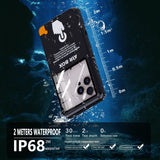 RedPepper Air Box Max Universal Waterproof Cover with Screen Protector Phones up to 6.9’’ - RedPepper