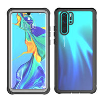 Huawei P30 Pro Shockproof Full Cover with Screen Protector - Black - RedPepper