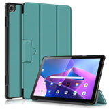 Lenovo Tab M10 3rd Gen 10.1 Custer Flip Front Tri-Fold Protective Tablet Cover - Green - Cover Noco