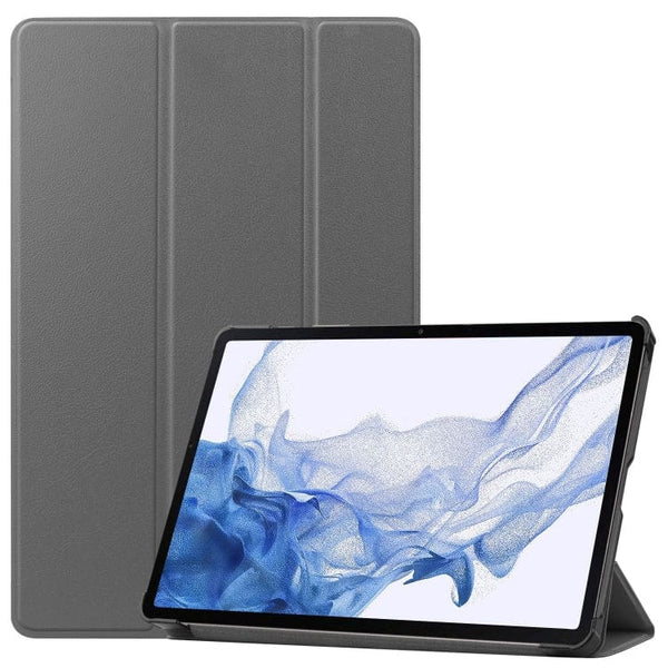 Samsung Galaxy Tab S9 Custer Flip Front Tri-Fold Protective Tablet Cover - Grey - Cover Noco