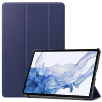 Samsung Galaxy Tab S9 Custer Flip Front Tri-Fold Protective Tablet Cover - Blue - Cover Noco