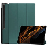 Samsung Galaxy Tab S8 Ultra/ S9 Ultra Tri-Fold Flip Cover / Stand - Green - Cover Noco