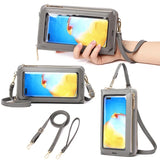 Multi-Function Touch Screen Cross-Body Phone Wallet 8 Card Slots - CaseMe