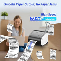 Phomemo D520-BT USB/Bluetooth Thermal Label Printer 115mm Max Width Supports Courier Labels - Gaming Phomemo