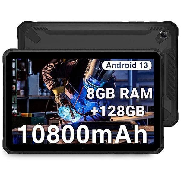 Doogee R10 4G Rugged Tablet 8GB RAM+128GB 10800mA Battery 10.36in 2K Screen - Black - tablet Doogee