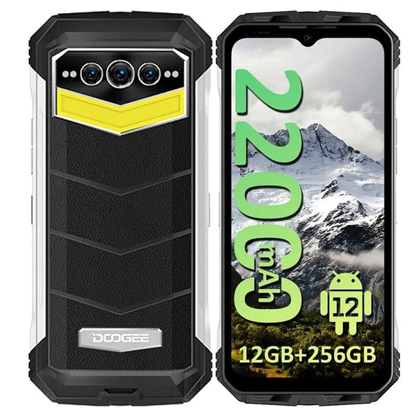 DOOGEE S100 PRO Rugged Smartphone - 22000mAh, 20GB+256GB, 120Hz, 108MP  Camera, Night Vision, NFC - for Camping